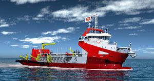 nave speciale draga aspirante refluente a tramogge