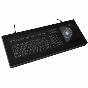 tastiera per PC per nave / 103 tasti / con trackball / IP68