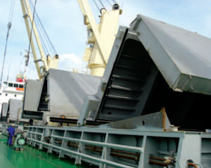 copertura per boccaporto per nave cargo / pieghevole