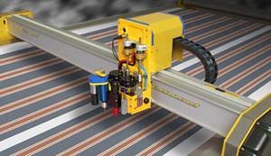 banco da taglio CNC / a lama rotante / per cantiere navale