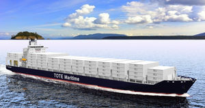 nave cargo portacontainer / con alimentazione GNL