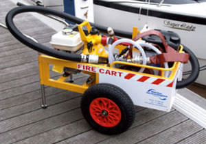 carrello antincendio / per pontile