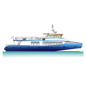 barca per trasporto passeggeri / entrobordo / ibrida diesel-elettrica / in alluminio