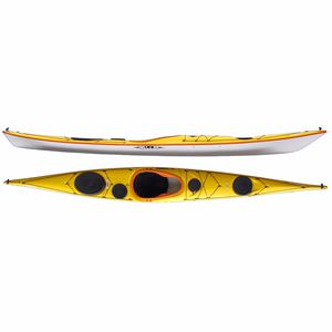 kayak a ponte / rigido / da mare / 1 posto