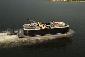 pontoon boat fuoribordo / tri-tube / max. 14 persone
