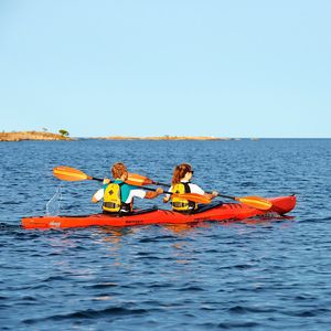 kayak a ponte / pieghevole / da escursione sportiva / da turismo