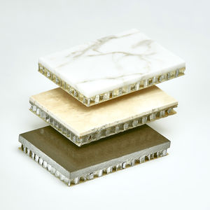 pannello sandwich per pavimento interno / fibra di vetro / per posa di pietra naturale