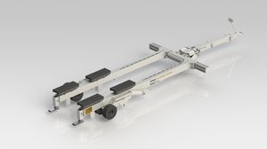 carrello per varo / per movimentazione / per cantiere navale / idraulico