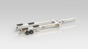 carrello per varo / per movimentazione / per cantiere navale / idraulico