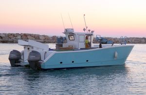 barca da pesca professionale costiera fuoribordo