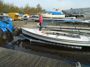 carrello per varo / per movimentazione / per cantiere navale