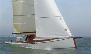 monoscafo / day-sailer / da crociera costiera / con poppa aperta