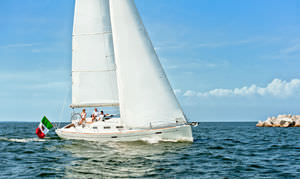 barca a vela da regata e crociera / con poppa aperta