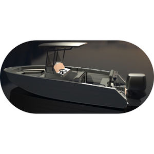 barca open fuoribordo / open / con console centrale / da pesca sportiva