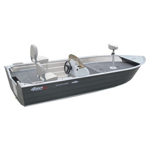 bay boat fuoribordo / con console laterale / da pesca sportiva / in alluminio
