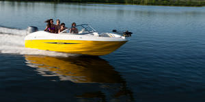 runabout fuoribordo / bow-rider / da pesca sportiva / max. 8 persone