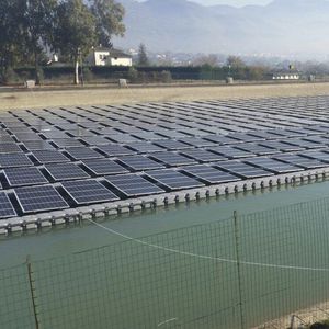 piattaforma per fattoria solare fotovoltaica / galleggiante