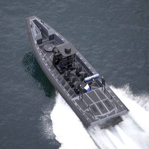 barca militare / entrobordo a idrogetto / gommone semirigido