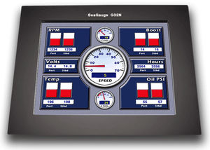 display per nave / multifunzione / LCD / touch screen