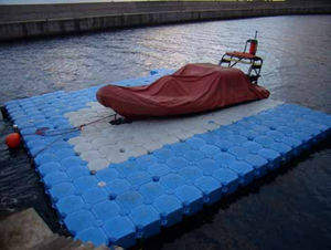 pontile galleggiante / modulare / di ormeggio / per base turistica sportiva