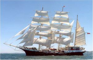 randa / vela di prua / downwind sail / per barca a vela tradizionale