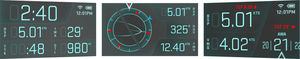 sistema tattico per regata con head up display