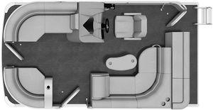 pontoon boat fuoribordo / tri-tube / max. 8 persone