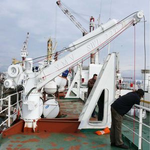 gruetta per nave / per barca / per barca di salvataggio / per zattera di salvataggio