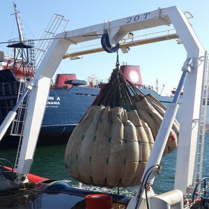 telaio di sollevamento a verricello per navi per navi di ricerca oceanografica