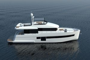 motor-yacht da crociera / trawler / con fly / con scafo dislocante