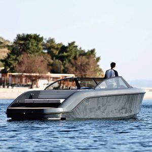 runabout entrobordo / elettrico / max. 12 persone / con prendisole