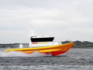 barca di supporto per immersione entrobordo a idrogetto / in alluminio