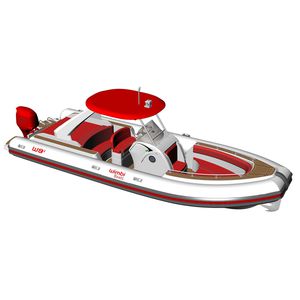 gommone fuoribordo / semirigido / con console centrale / max. 18 persone