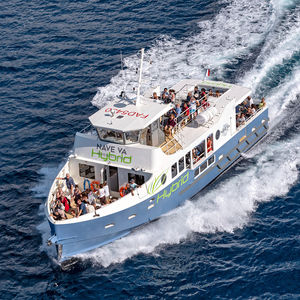 barca per trasporto passeggeri / ibrida diesel-elettrica / in alluminio