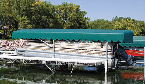 ascensore per pontoon boat NARROW Hewitt Boats Lifts and Docks