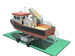 Gruetta per barca da lavoro per navi NPWD SERIES Noreq