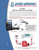 Poly-Planar IP-100 Stereo Interface for iPod�