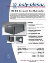 Poly-Planar MS-55 Compact Box Subwoofer