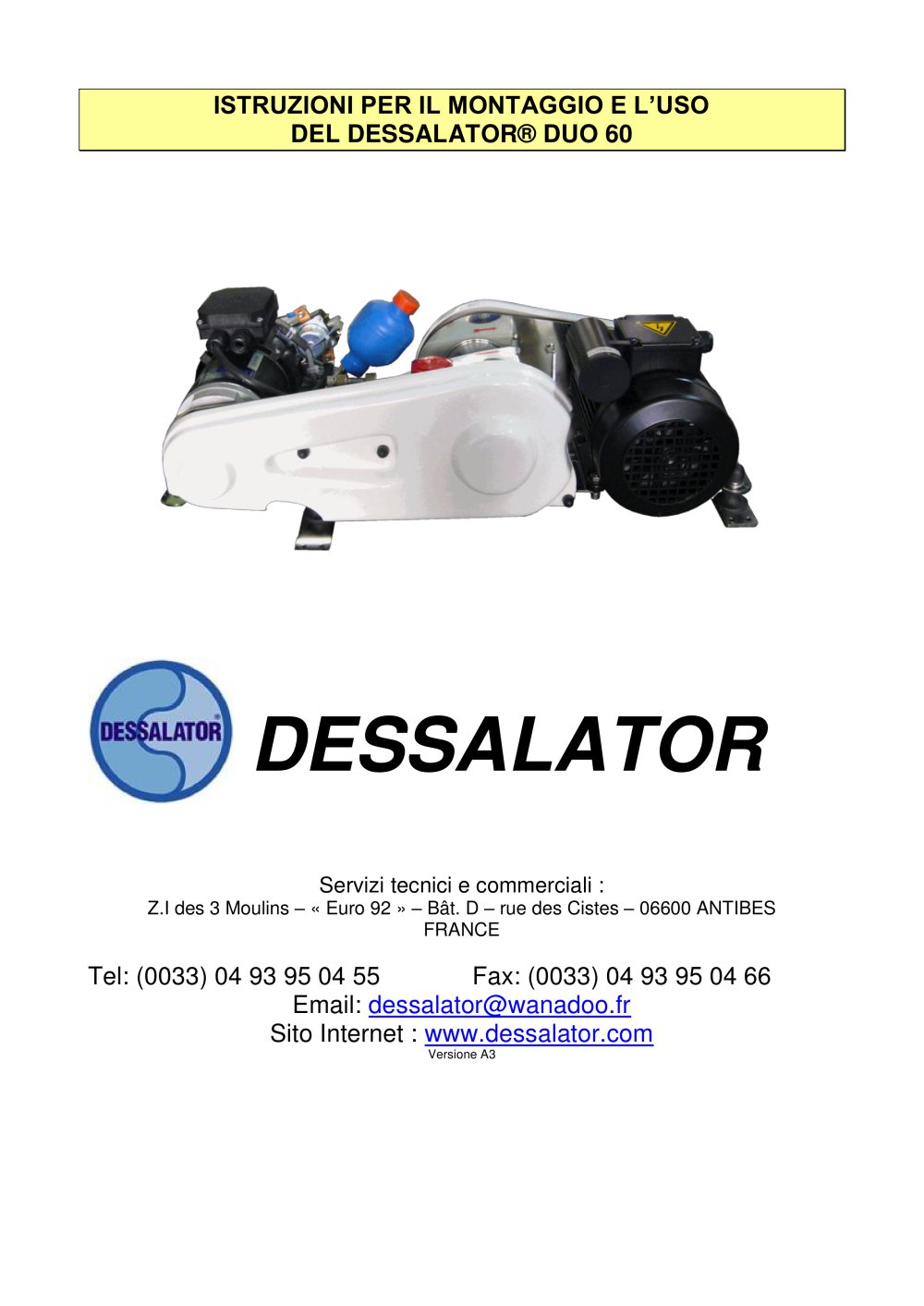 DUO 60 - Dessalator