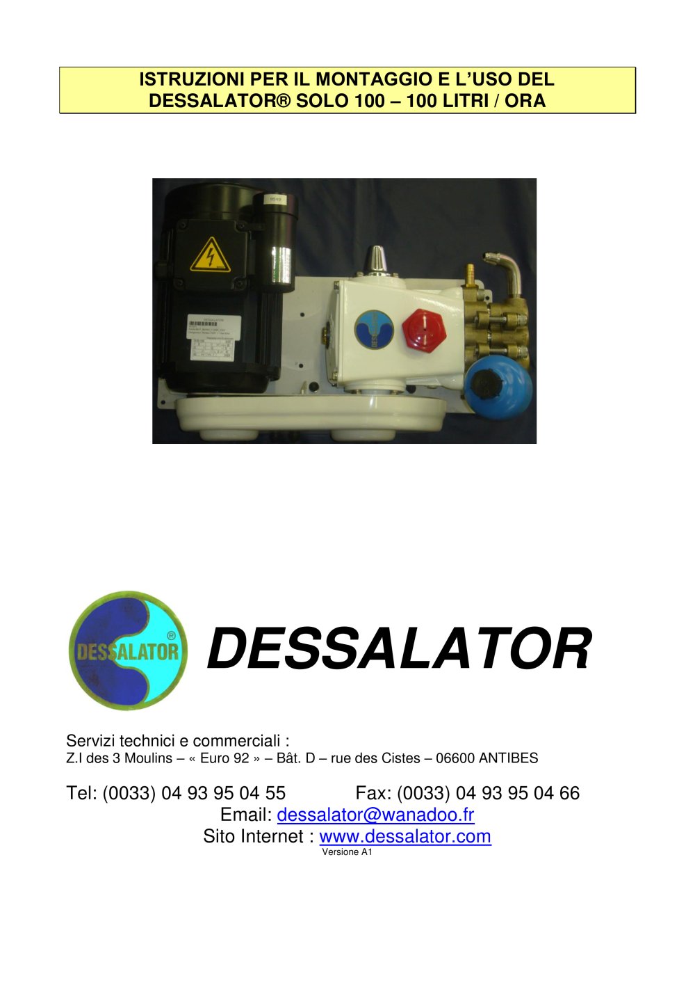 SOLO 100 - Dessalator
