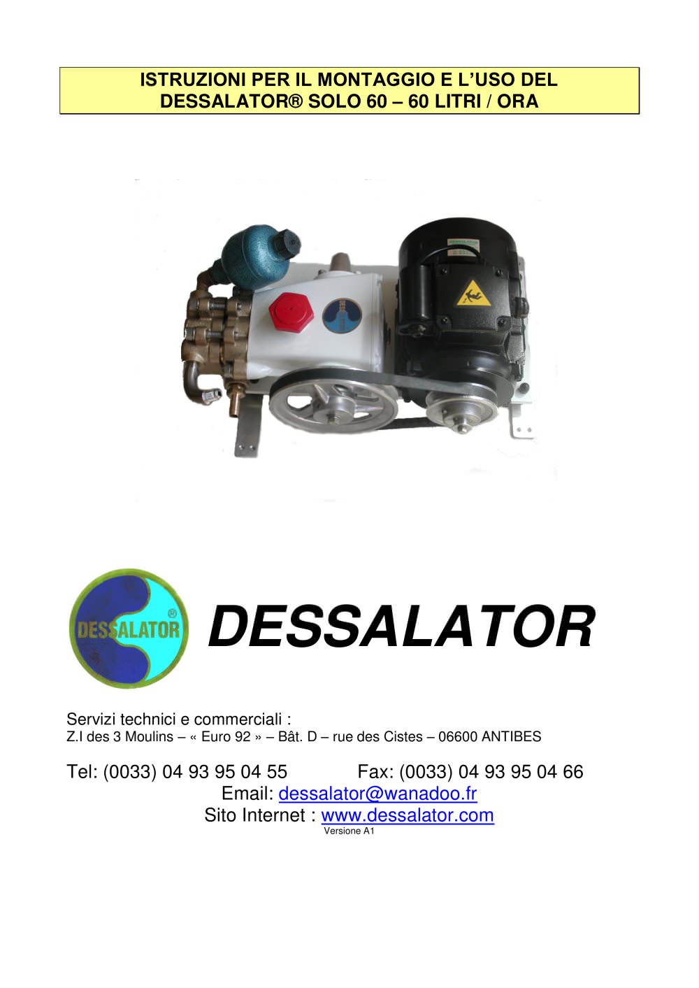 SOLO 60 - Dessalator