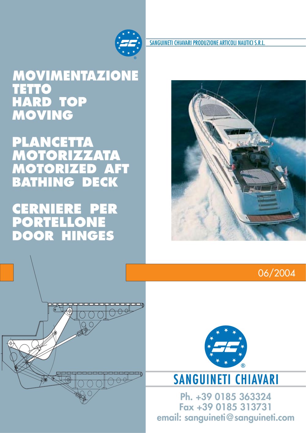PLANCETTA MOTORIZZATA - Sanguineti Chiavari