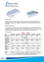 Waterproof marine battery charger