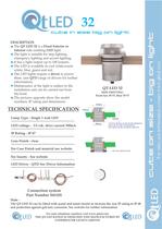 QTLED 32 Fixed exterior or interior side emitter