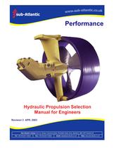 Hydraulic Propulsion Selection Manual for Engineers