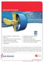Hydraulic Thrusters Data Sheet