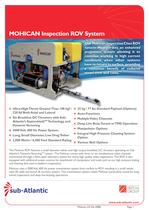 MOHICAN Inspection Class ROV Data Sheet