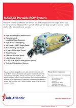NAVAJO Inspection Class ROV Data Sheet