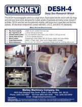 Deep sea research winch
