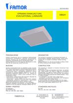 indoor ceiling-mounted luminaire for ships OB4241